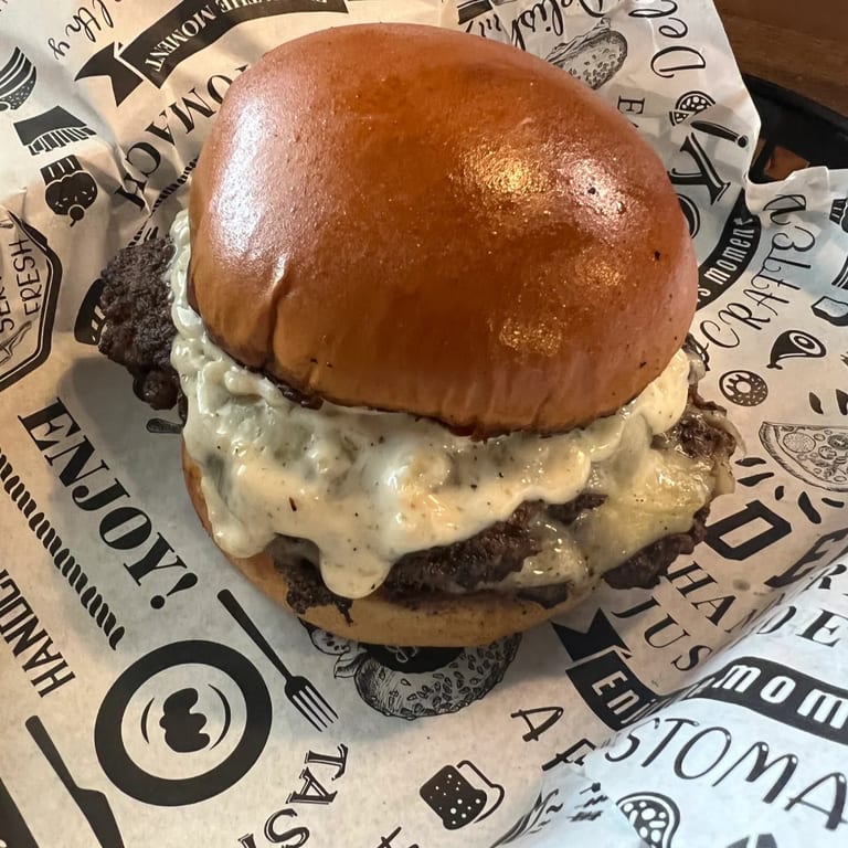 Indulge in Our Smash Burger