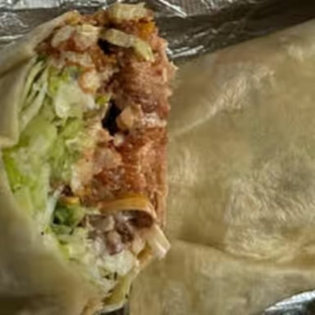 Loaded Crispy Chicken Wrap.