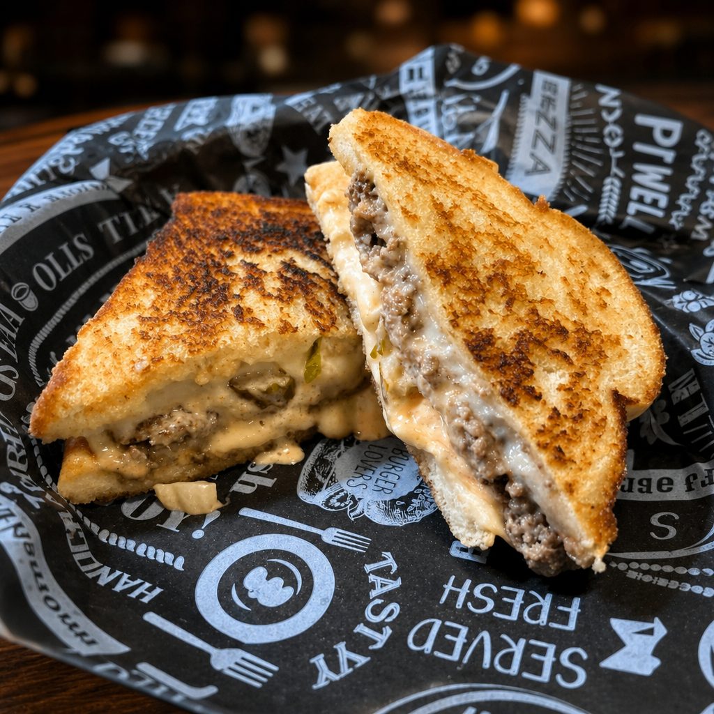 Smash Grilled Cheese.