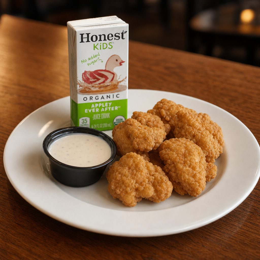 Kids Crispy Chicken Nuggets.
