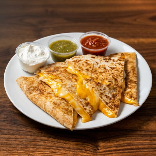 Cheese Quesadilla.